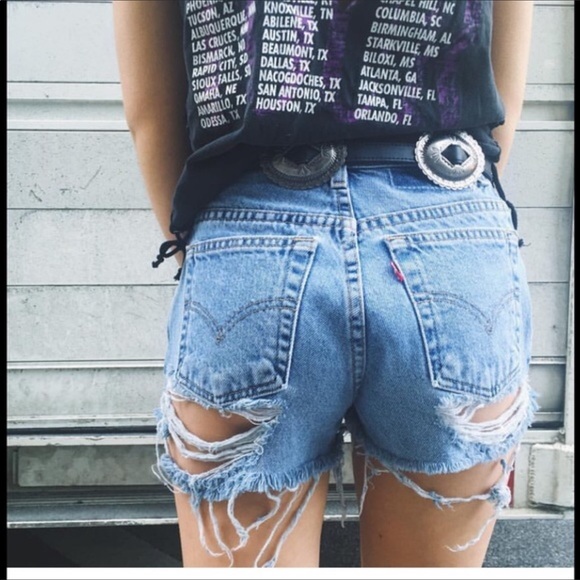 LF Pants - LF Furst of a kind levis high waist short